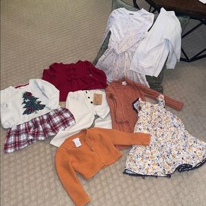 Toddler Girl 2T/3T Holiday Party Clothing Bundle